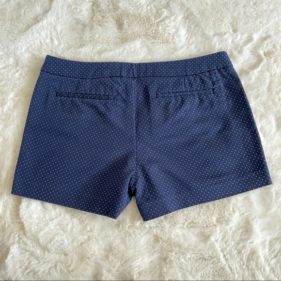 Cynthia Rowley 4 navy blue polka dot shorts - Picture 2 of 8